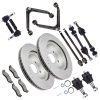 ECCPP Front Upper Control Arm Suspension with Brake Rotor Pad For 02-05 Dodge Ram 1500 Sale Coupon