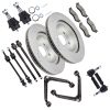 ECCPP Front Upper Control Arm Suspension with Brake Rotor Pad For 02 03 04 05 Ram 1500 Sale Coupon