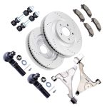 ECCPP Front Lower Control Arm Suspension with Brake Rotor Pad For 2006-11 Lucerne DTS Sale Coupon