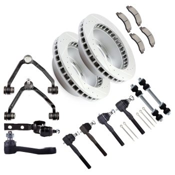 ECCPP Front Control Arm Suspension Brake Rotor Pad For 2000-2003 Ford F-250 Super Duty Sale Coupon