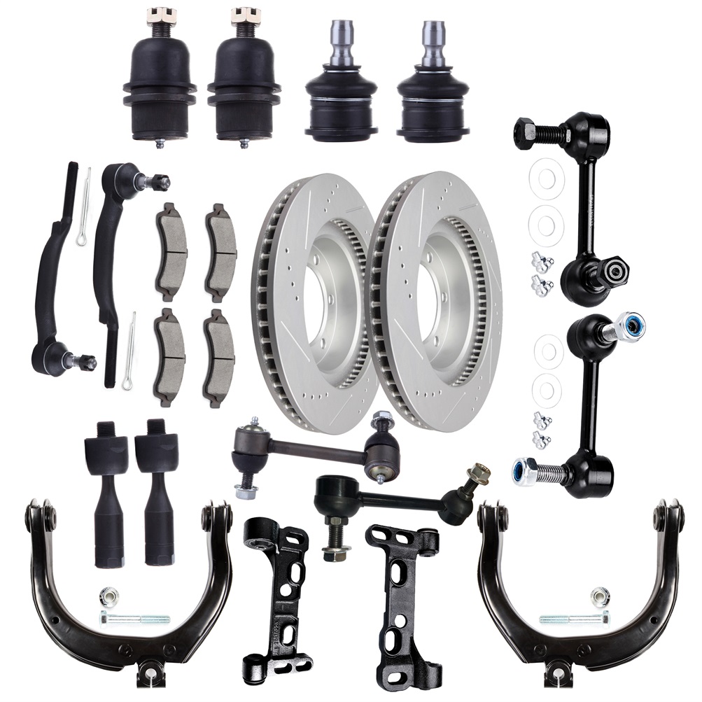 ECCPP Front Upper Control Arm Suspension Brake Rotor Pad For Buick Rainier GMC Envoy Sale Coupon