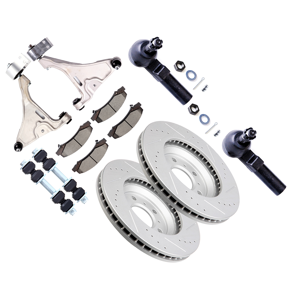 ECCPP Front Lower Control Arm Suspension with Brake Rotor Pad For 06-11 Buick Lucerne Sale Coupon