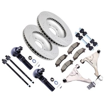 ECCPP Front Lower Control Arm Suspension with Brake Rotor Pad For 2006 07-2011 Lucerne Sale Coupon