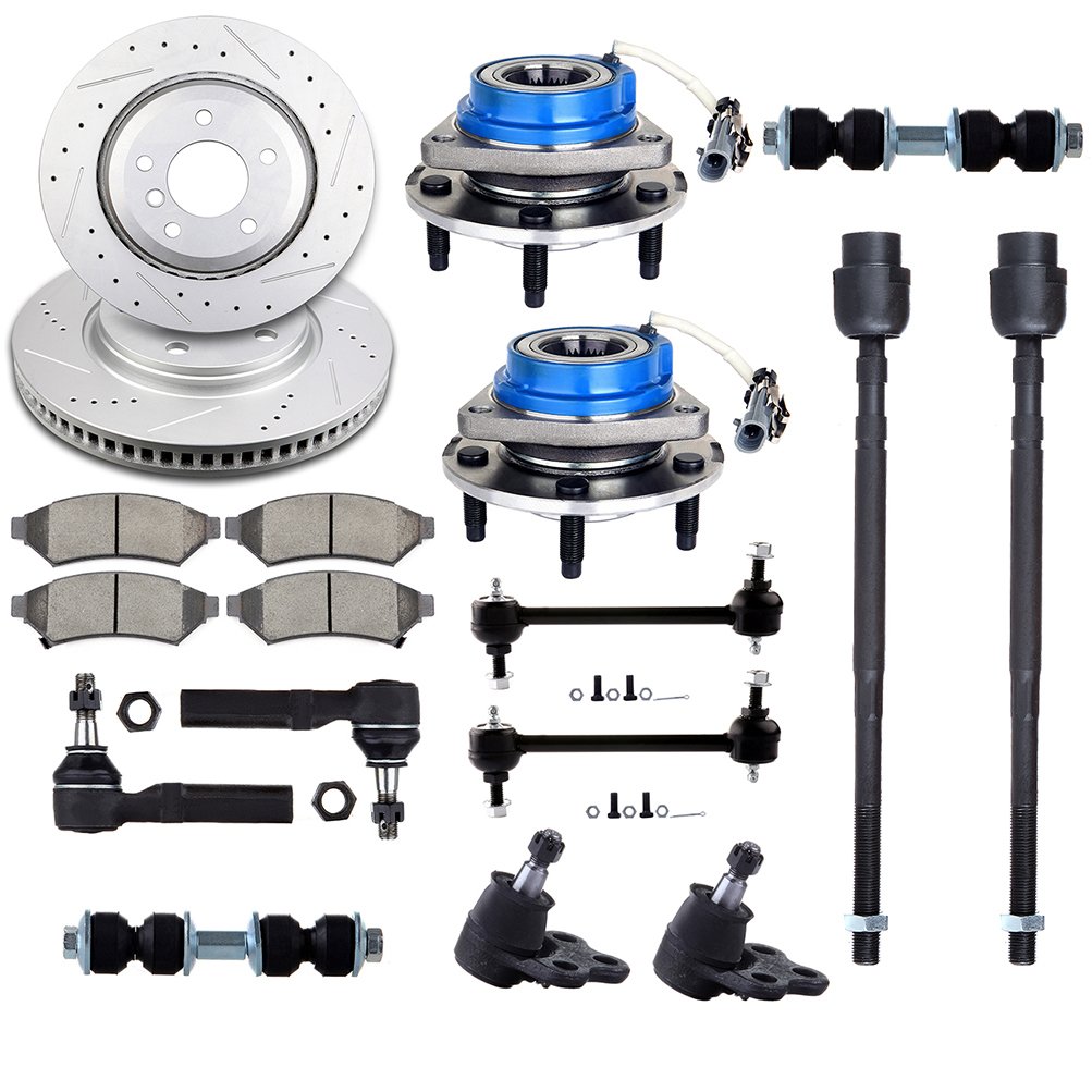 ECCPP Front Suspension Wheel Hub Bearing Brake Rotor Pad For 2005-2009 Allure LaCrosse Sale Coupon