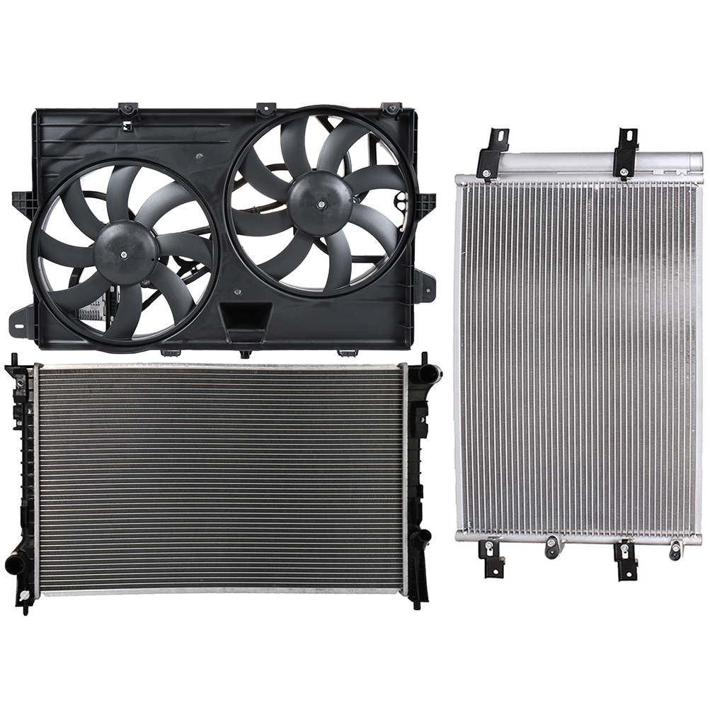 ECCPP Radiator Condenser Cooling Fan Kit For 2007-2012 Ford Edge 2007-2011 Lincoln MKX Sale Coupon