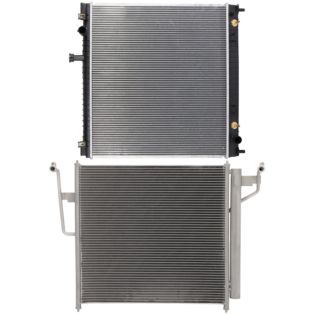 ECCPP Radiator & AC Condenser Cooling Kit For 04-10 Infiniti QX56 05-15 Nissan Armada Sale Coupon