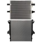 ECCPP Aluminum Radiator & AC Condenser Cooling Kit For 2003-2007 Dodge Ram 2500 3500 Sale Coupon