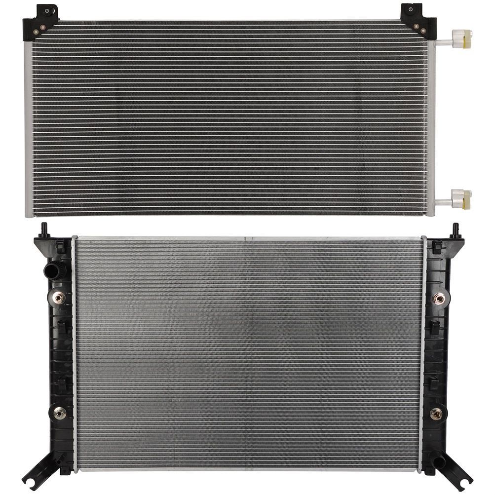 ECCPP Aluminum Radiator & Condenser Cooling Kit For 11-16 Chevrolet Silverado 2500 HD Sale Coupon