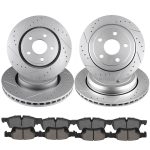 ECCPP Ceramic Brake Pads And Rotors Front Rear For Jeep Grand Cherokee 5.7L Sale Coupon