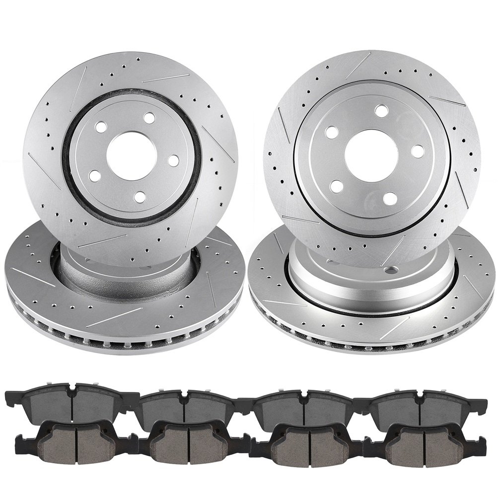 ECCPP Ceramic Brake Pads And Rotors Front Rear For Jeep Grand Cherokee 5.7L Sale Coupon