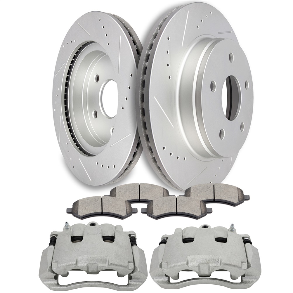 ECCPP Front Brake Calipers And Brake Rotors Ceramic Pad For 2009-2010 Dodge Ram 1500 Sale Coupon
