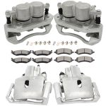 ECCPP Front and Rear Brake Calipers And Brake Ceramic Pads For 09-2010 Dodge Ram 1500 Sale Coupon