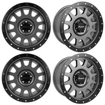 ECCPP 4 Pack 17×8.5 inch 5x127mm Rim 78.1mm Bore Matte Black Wheel with Painted Finish Sale Coupon