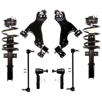 ECCPP Front Struts Lower Control Arms Tie Rod for Chevy Traverse GMC Acadia Enclave Sale Coupon