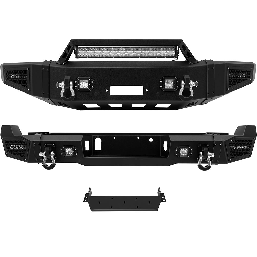 ECCPP For 2017-2019 Ford F250 F350 F450 Front & Rear Bumper Built-in Led Lights Sale Coupon