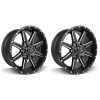 ECCPP 2 Pack 20×9 inch 5×127 Bolt Pattern 87.1 HUB Black Wheels Rim Fits Jeep Wrangle Sale Coupon