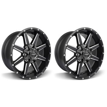 ECCPP 2 Pack 20×9 inch 5×127 Bolt Pattern 87.1 HUB Black Wheels Rim Fits Jeep Wrangle Sale Coupon