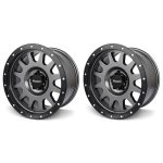 ECCPP 2pcs 17×8.5 inch 5x127mm Rim 78.1mm Bore Matte Black Wheel Fits for JEEP WRANGLE Sale Coupon