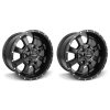 ECCPP Set of 2 17 inch 5×127 78.1mm Bore -6mm Offset Black Wheel Fits JJEEP WRANGLER Sale Coupon