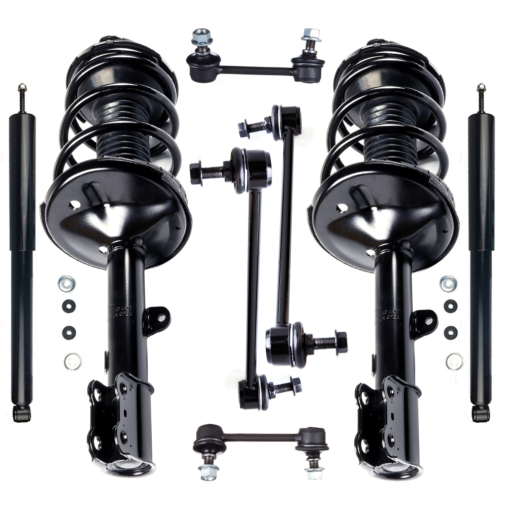 ECCPP Front Rear Strut Assembly Shock Absorber Sway Bar for 2001-2005 Toyota RAV4 AWD Sale Coupon