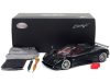 Diecastmodelswholesale 2005 Pagani Zonda F Matt Black with Red Interior Limited Edition to 500 pieces Worldwide 1/18 Diecast Model Car by Almost Real Sale Coupon
