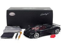 Diecastmodelswholesale 2005 Pagani Zonda F Matt Black with Red Interior Limited Edition to 500 pieces Worldwide 1/18 Diecast Model Car by Almost Real Sale Coupon