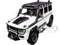 Diecastmodelswholesale Mercedes Benz Brabus 550 Adventure G-Class 4×4 White with Black Top 1/18 Diecast Model Car by Almost Real Sale Coupon