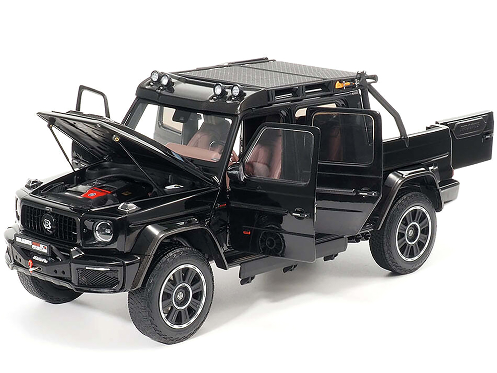 Diecastmodelswholesale Mercedes Benz Brabus G 800 Adventure Pickup Truck Obsidian Black Limited Edition to 800 pieces Worldwide 1/18 Diecast Model Car by Almost Real Sale Coupon