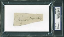 Rogers Hornsby Authentic Signed 1.5X3.5 Cut Autographed PSA/DNA Slabbed Sale Coupon