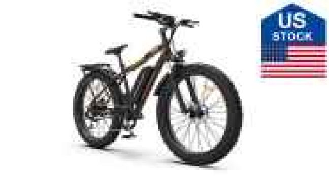 FastTech US Stock AOSTIRMOTOR 26″ 750W Electric Bike Fat Tire Removable Lithium Battery Sale Coupon