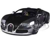 Diecastmodelswholesale Bugatti EB Veyron 16.4 Pur Sang Black and Aluminum Casting 1/18 Diecast Model Car by Autoart Sale Coupon