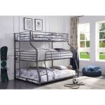 ACME Caius TwinOverFullOverQueen Size Triple Bed Frame Gunmetal Sale Coupon