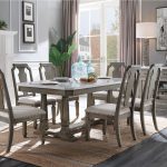 ACME Rocky Dining Table with Wooden Frame Gray Sale Coupon
