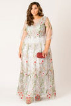 Curvegirl Ace of flora gown Sale Coupon