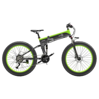 BEZIOR X1000 Folding Electric Bike 1000W 40kmh Black Green Sale Coupon