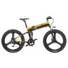 BEZIOR X500PRO Electric Mountain Folding Bike 500W 30Kmh Black Yellow Sale Coupon