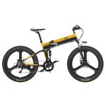 BEZIOR X500PRO Electric Mountain Folding Bike 500W 30Kmh Black Yellow Sale Coupon