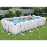 Bestway Power Steel Swimming Pool Set Rectangular 549x274x122 cm Sale Coupon