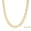 WJD Exclusives Solid 14k Yellow Gold 9.7mm Cuban Curb Chain Necklace 20″ 22″ 24″ 26″ 28″ 30″ – 26 Sale Coupon