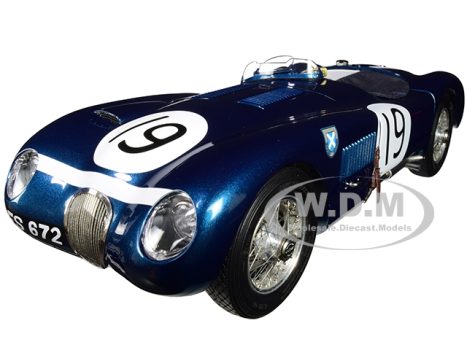 Diecastmodelswholesale Jaguar C-Type #19 Jimmy Stewart Goodwood Members Meeting (1954) Limited Edition to 1500 pieces Worldwide 1/18 Diecast Model Car by CMC Sale Coupon