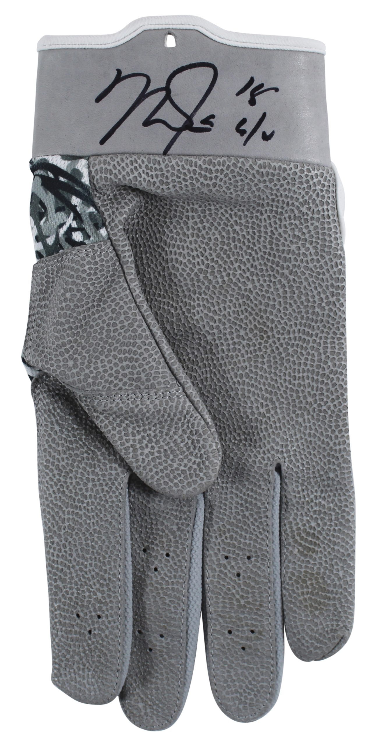 Angels Mike Trout “18 G/U” Signed 2018 Game Used Nike Batting Glove BAS #AB14660 Sale Coupon