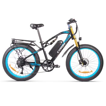 CYSUM M900 Fat Tire Electric Bike 48V 1000W Motor BlackBlue Sale Coupon