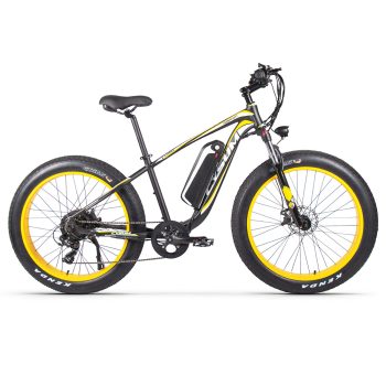 CYSUM M980 Fat Tire Electric Bike 48V 1000W Motor BlackYellow Sale Coupon