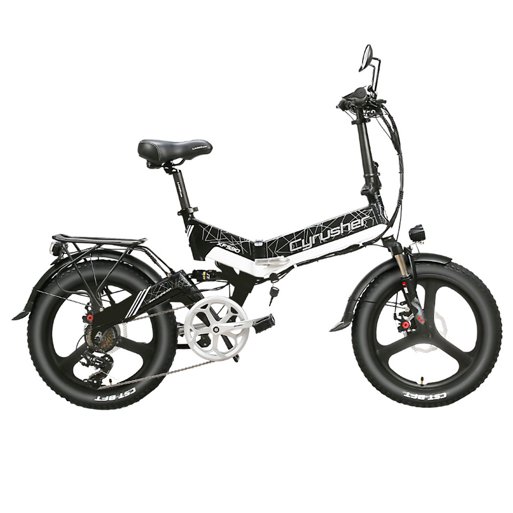 Cyrusher XF590 Folding Electric Bike White Sale Coupon