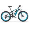 Cyrusher XF800 Electric Bike Full Suspension Blue Sale Coupon