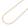WJD Exclusives Solid 14k Rose Gold 4mm Ball Beaded  Chain Necklace 22″ 24″ 26″ 28″ 30″ – 30 Sale Coupon