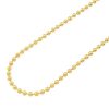 WJD Exclusives Solid 14k Yellow Gold 4mm Ball Beaded Chain Necklace 22″ 24″ 26″ 28″ 30″ – 30 Sale Coupon