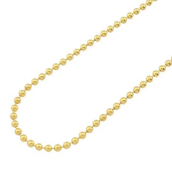WJD Exclusives Solid 14k Yellow Gold 4mm Ball Beaded Chain Necklace 22″ 24″ 26″ 28″ 30″ – 30 Sale Coupon