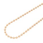 WJD Exclusives Solid 14k Rose Gold 5mm Ball Beaded Chain Necklace 24″ 26″ 28″ 30″ – 24 Sale Coupon