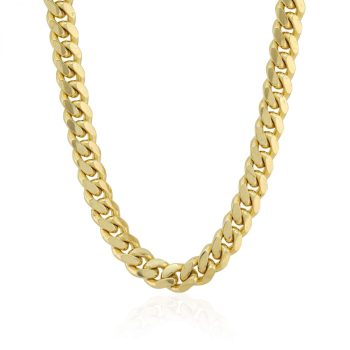 WJD Exclusives Solid 14k Yellow Gold 5mm Miami Cuban Chain 20″ 22″ 24″ 26″ 28″ 30″ Box Clasp – 30 Sale Coupon